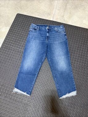 Express Women’s Straight Ankle High Rise Flexx Hyper Stretch Denim Jeans XL